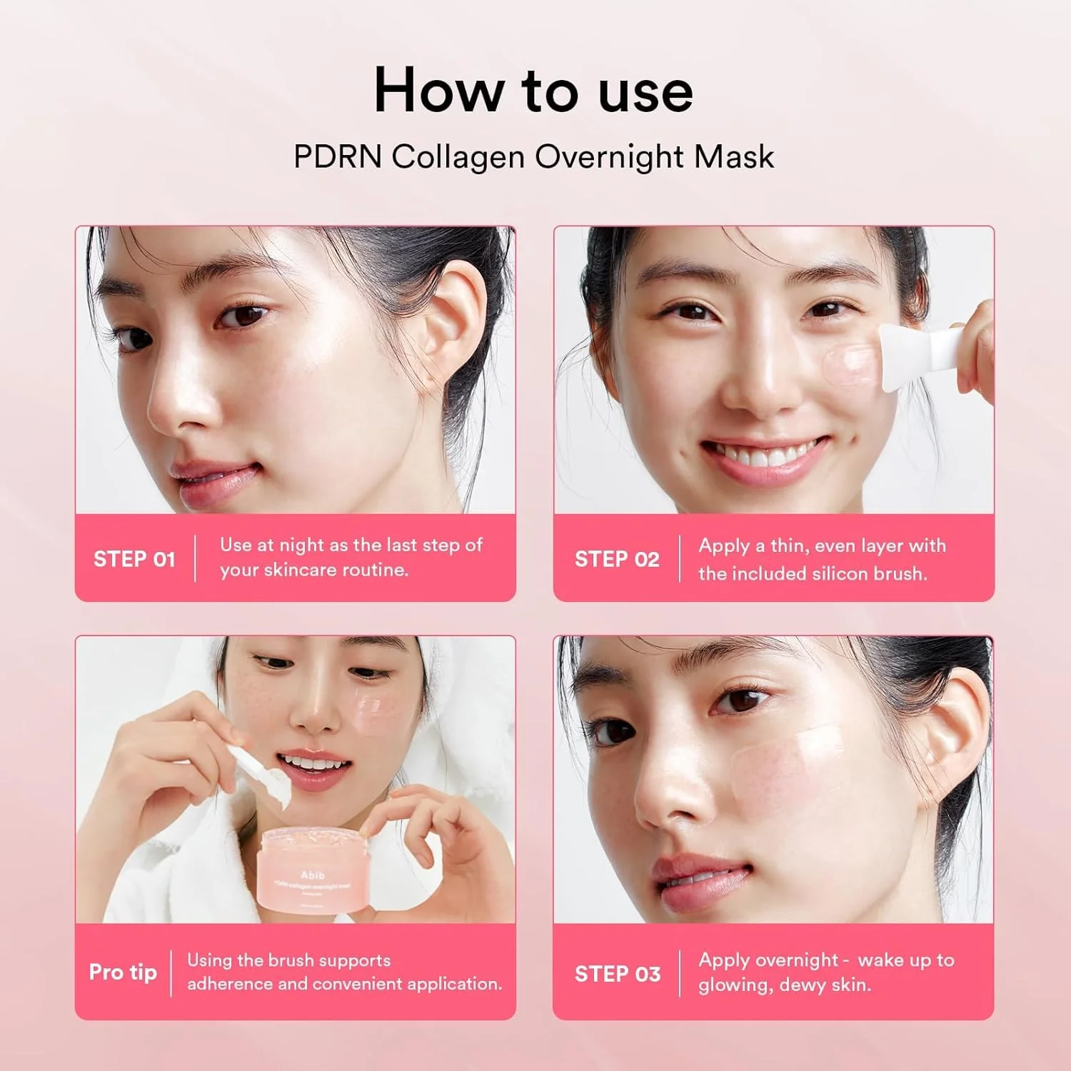 Abib PDRN Collagen Overnight Mask Firming Jelly 80ml - Image 5
