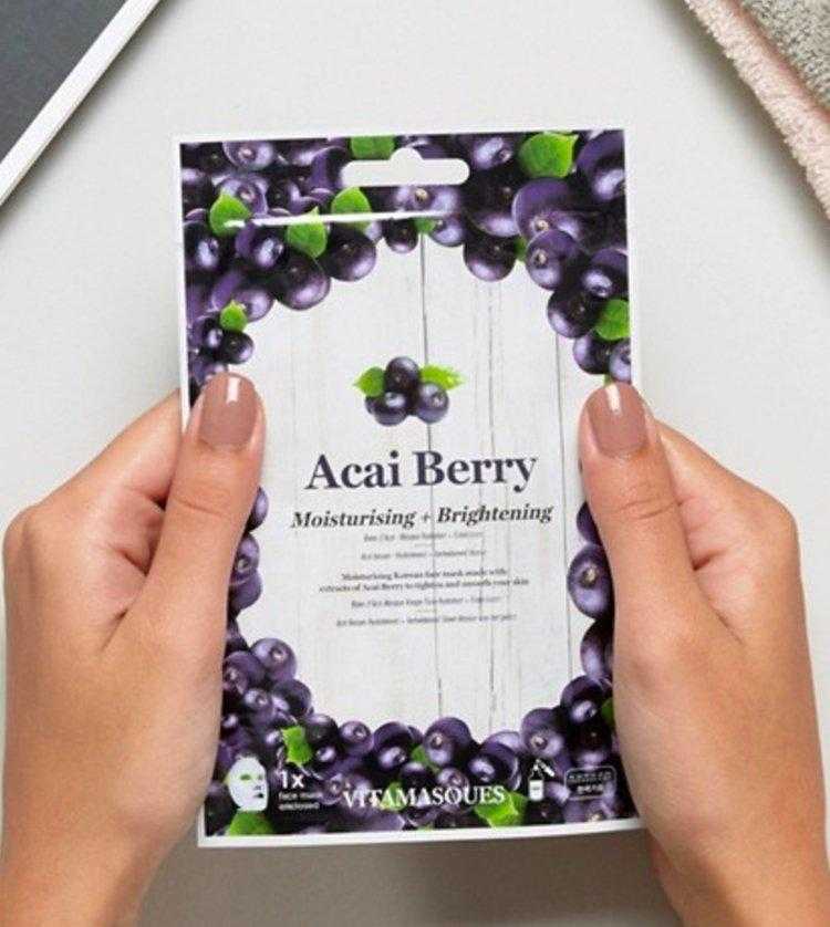 Vitamasques Acai Berry Face Sheet Mask - Image 3