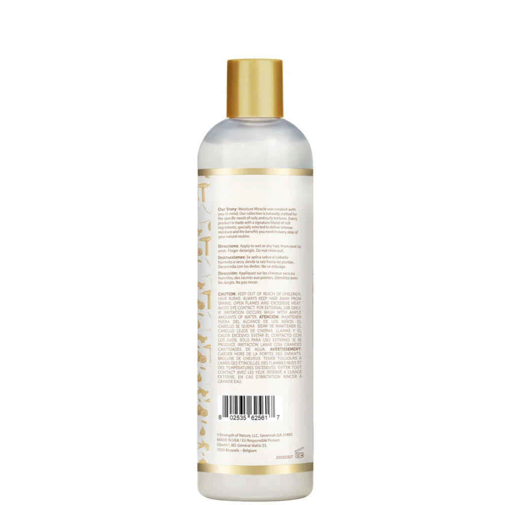 African Pride Moisture Miracle Aloe & Coconut Water Curl Milk & Detangler 12oz - Image 3