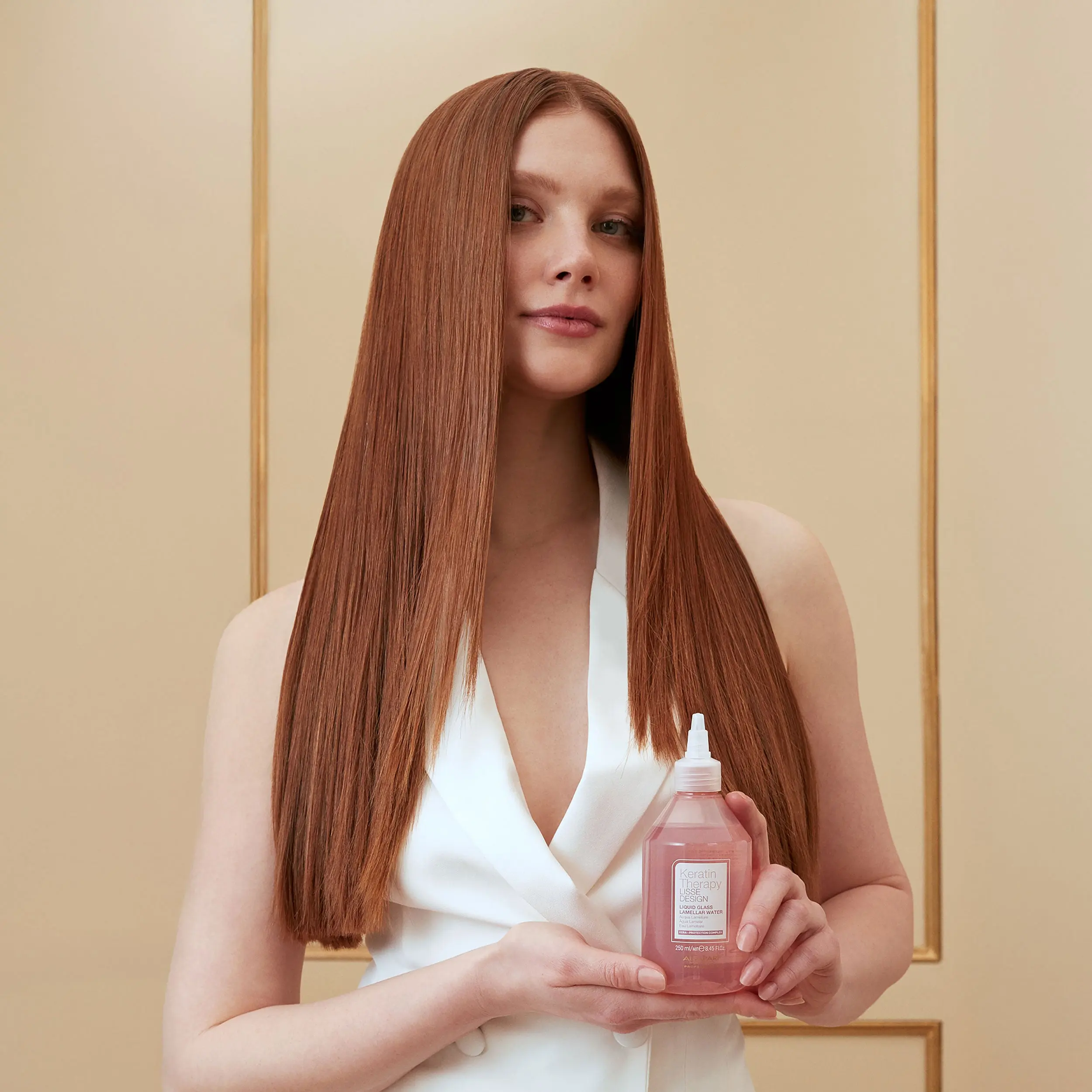 Alfaparf Milano Keratin Therapy Lisse Design Liquid Glass Lamellar Water 250ml - Image 6