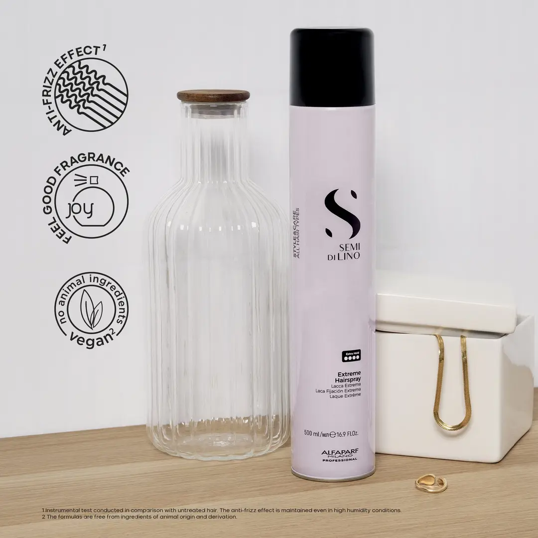 Alfaparf Milano Semi Di Lino Extreme Hairspray 500ml - Image 4