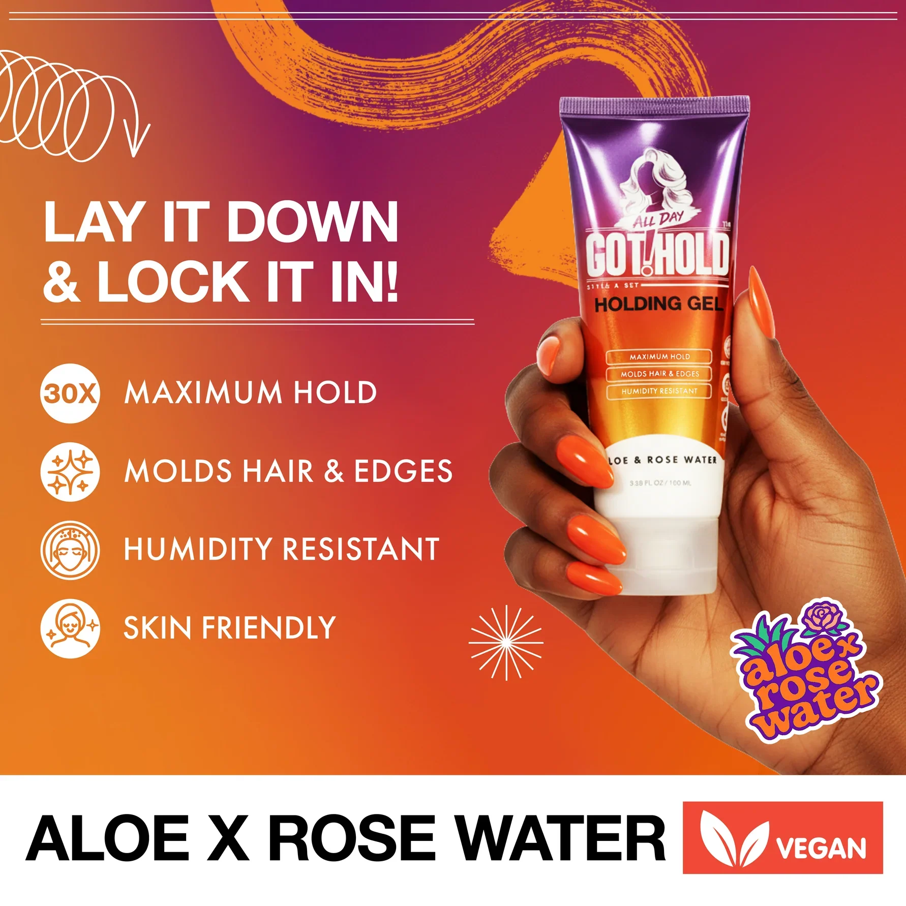 All Day Got Hold Style & Set Holding Gel 100ml - Image 4