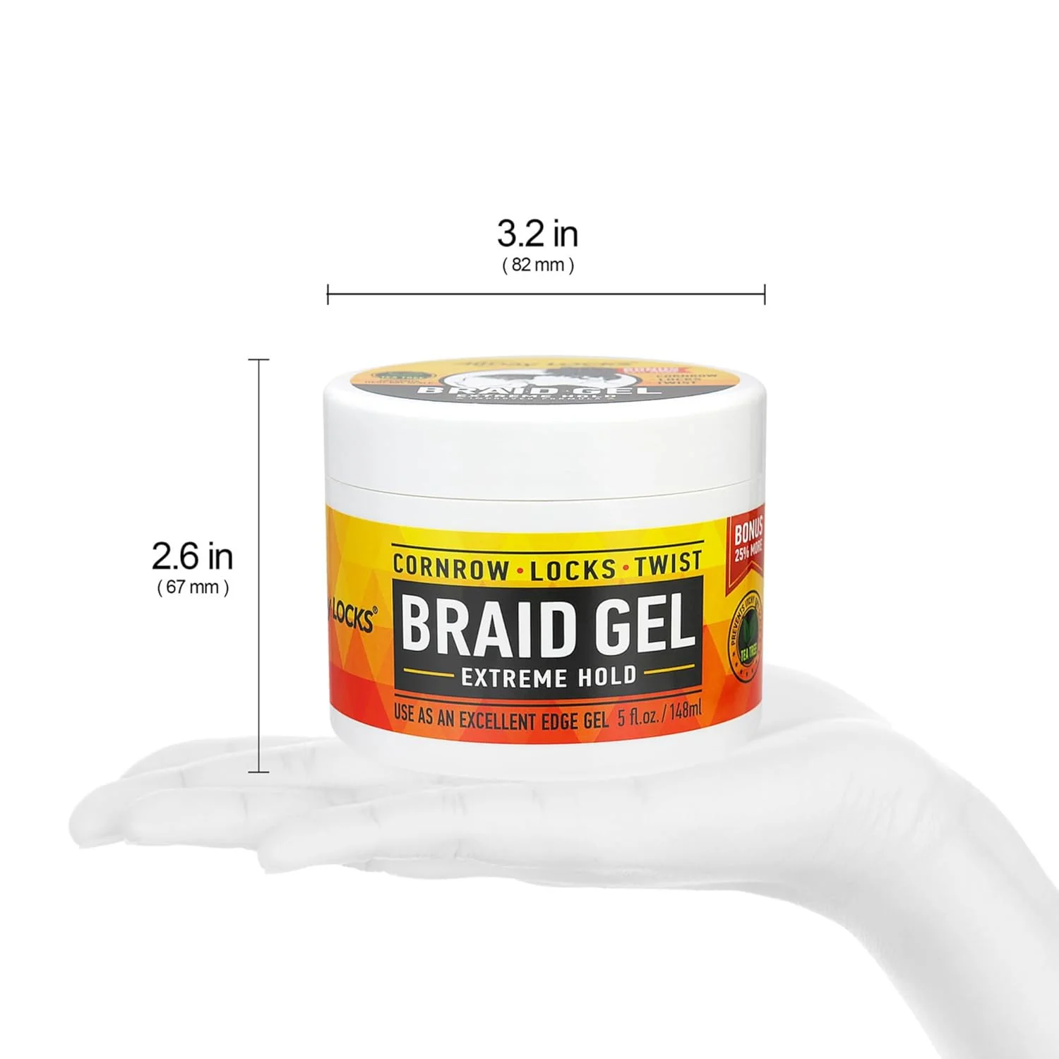 AllDay Locks Braid Gel Extreme Hold - Image 9