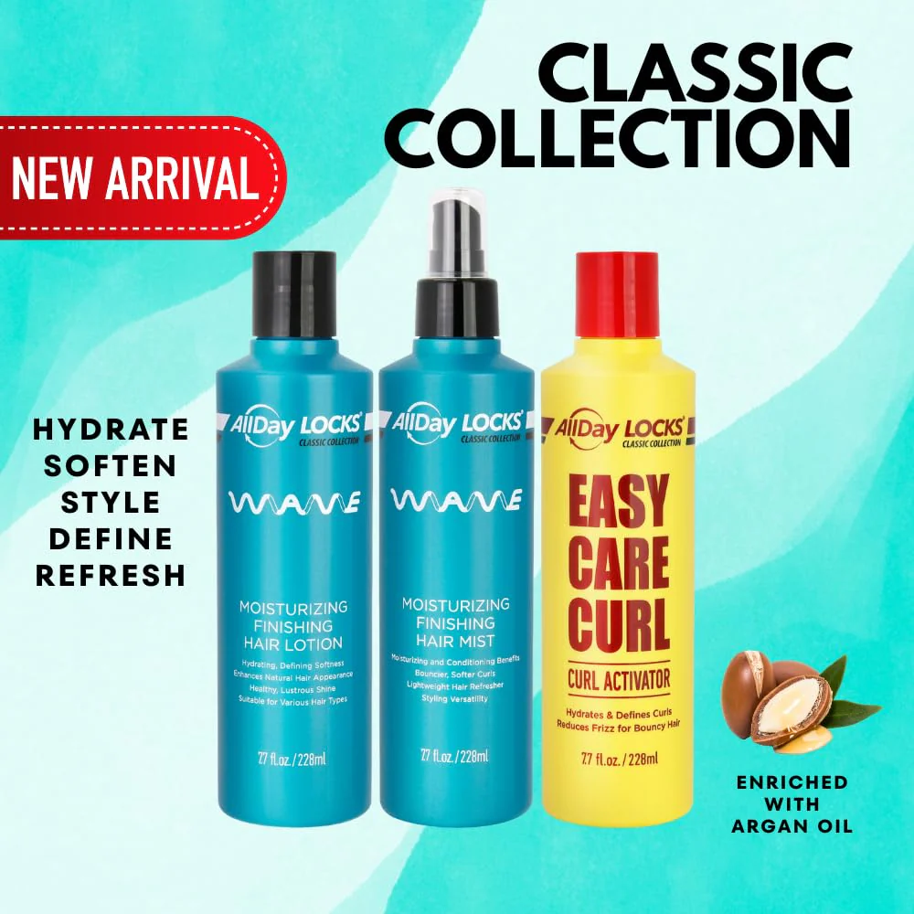 AllDay Locks Classic Collection Wave Moisturizing Finishing Hair Mist 7.7oz - Image 2