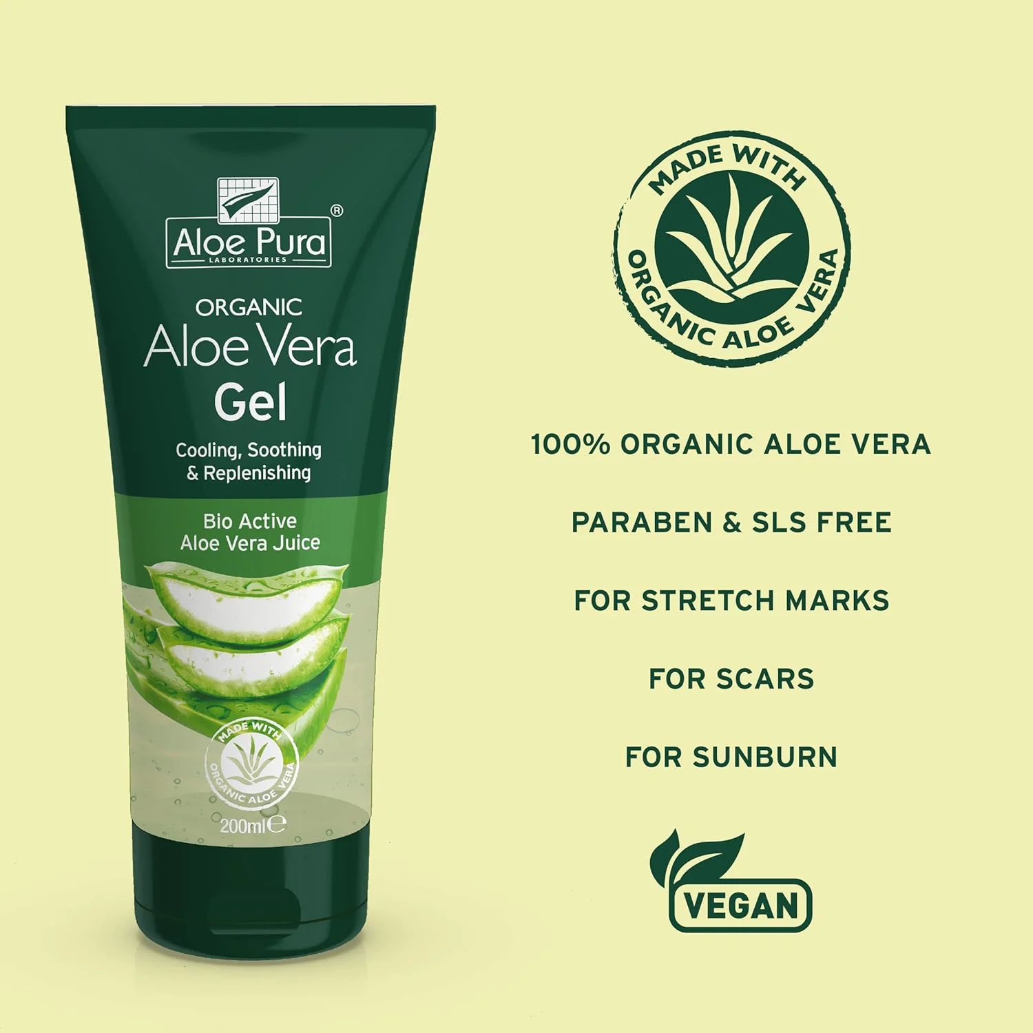 Aloe Pura Organic Aloe Vera Gel - Image 3