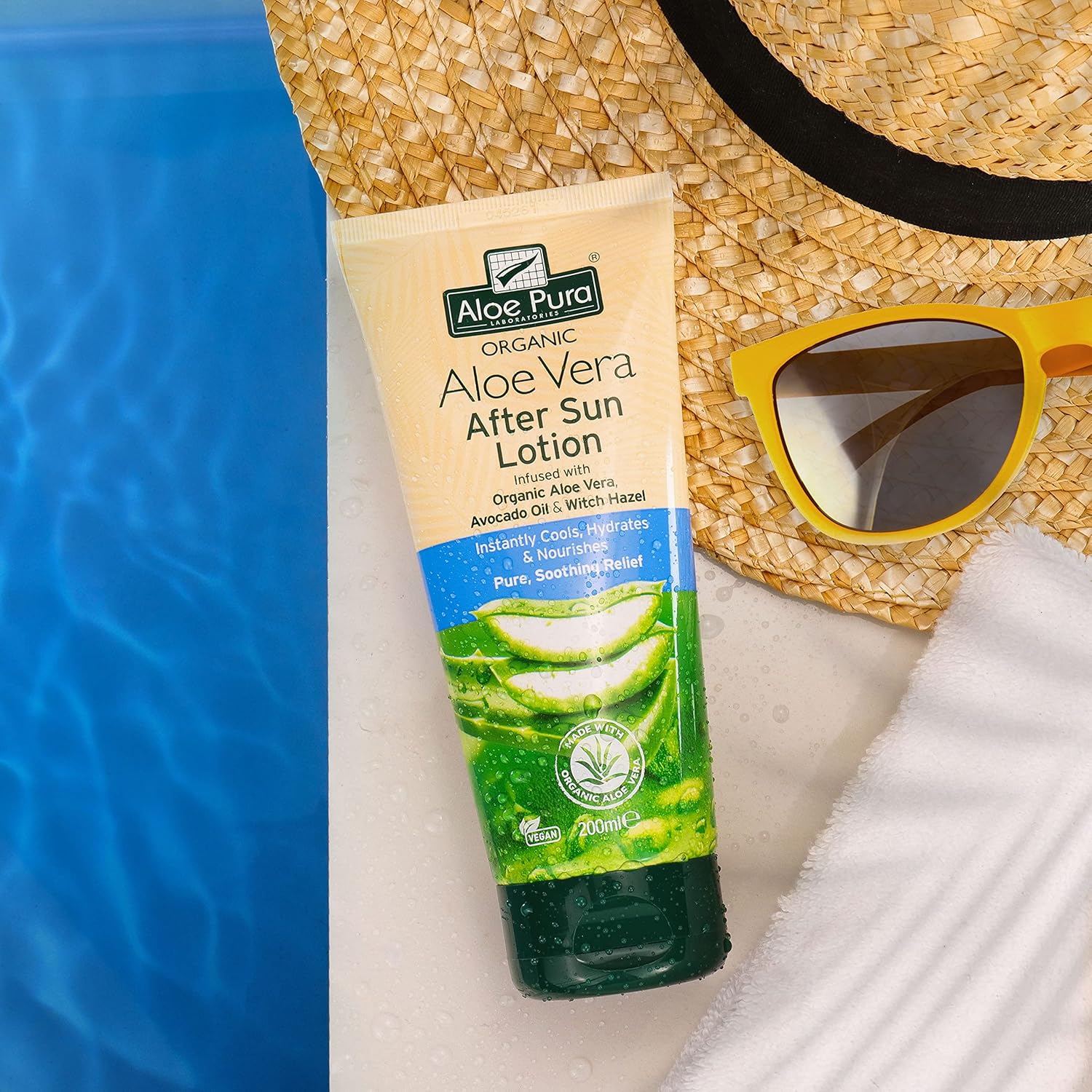 Aloe Pura Organic Aloe Vera Aftersun Lotion 200ml - Image 6