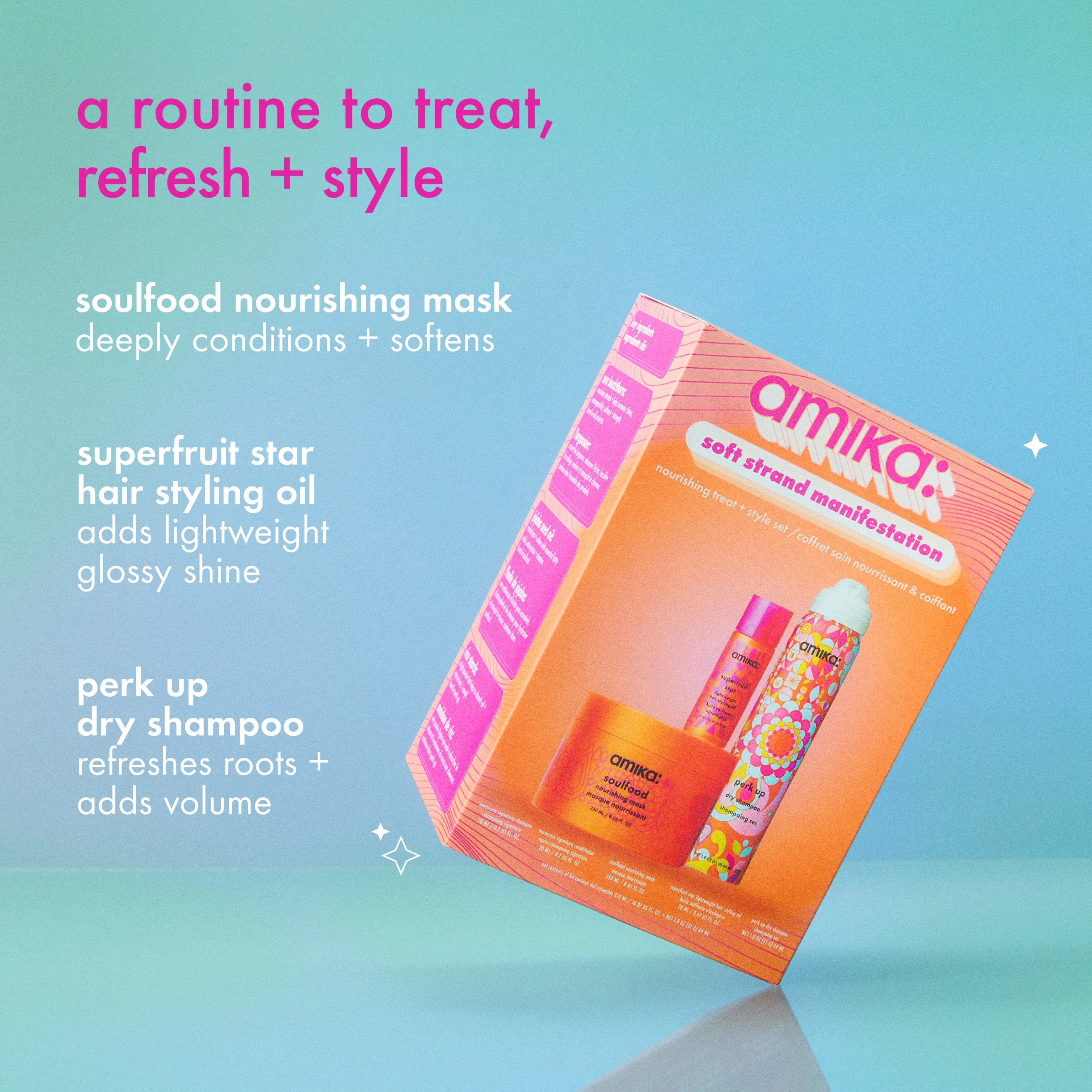 Amika Soft Strand Manifestation Treat & Style Set - 3pc - Image 3