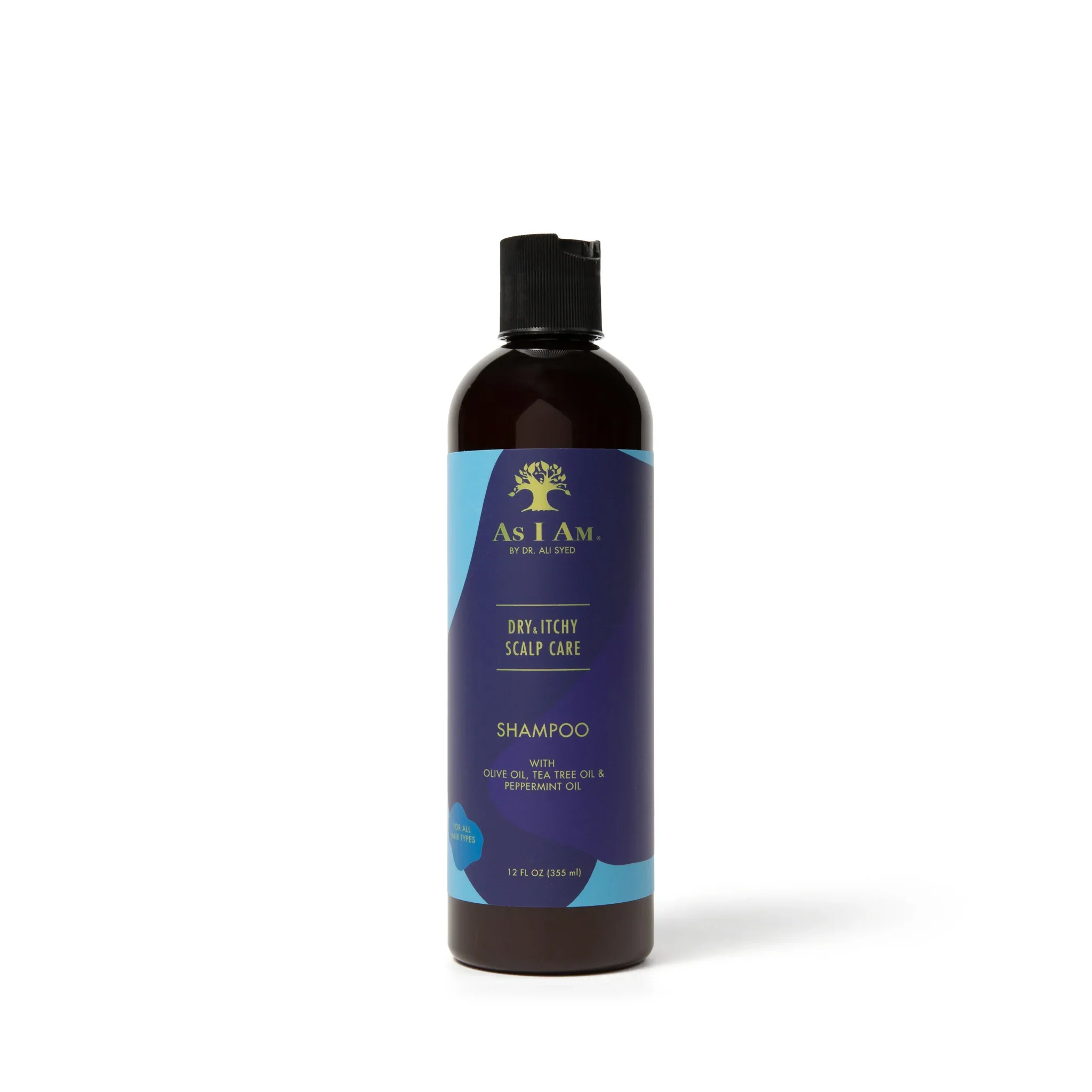 As I Am Dry & Itchy Scalp Care Olive & Tea Tree Oil Dandruff Shampoo 12oz - Image 2
