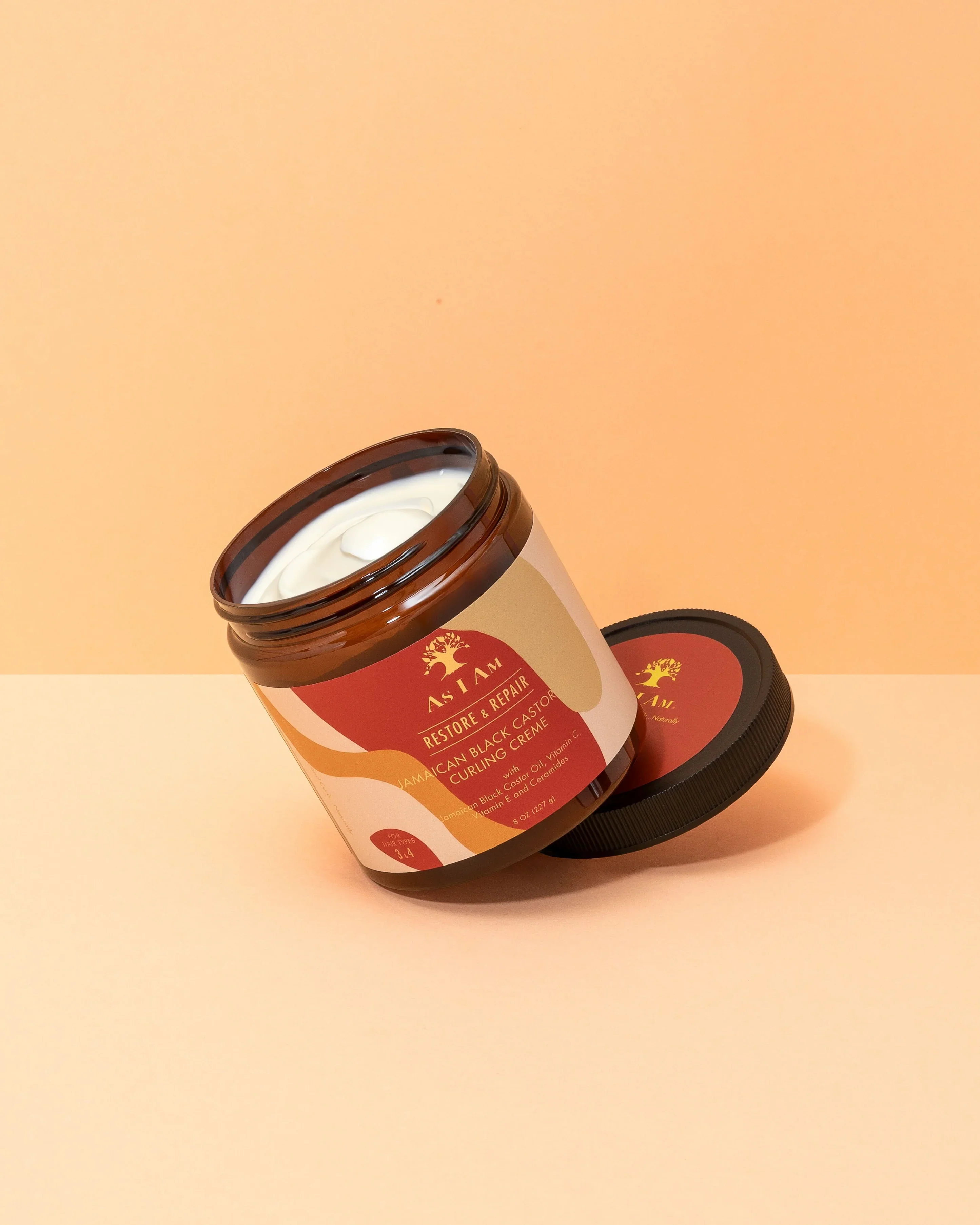 As I Am Jamaican Black Castor Oil Curling Crème 8oz - Image 2