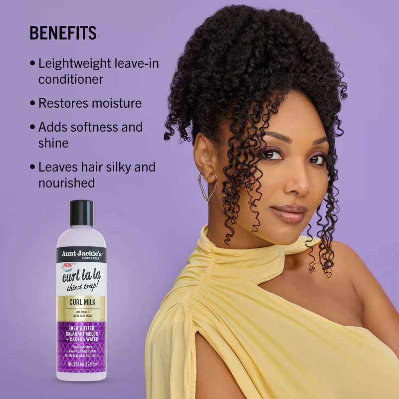 Aunt Jackie's Curl La La Thirst Trap Curl Milk 354ml - Image 3