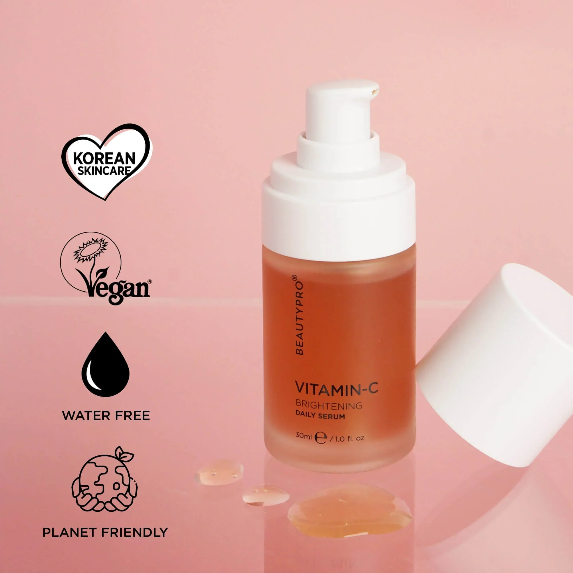 BeautyPro Vitamin C Brightening Daily Serum 30ml - Image 3