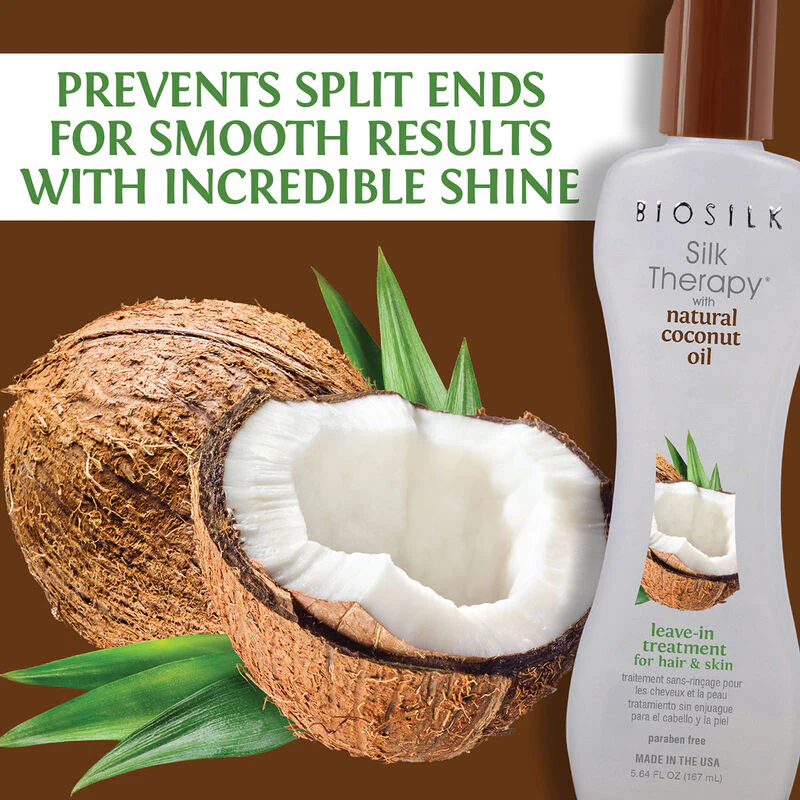 BioSilk Silk Therapy With Natural Coconut Oil Leave-In Treatment - Image 4