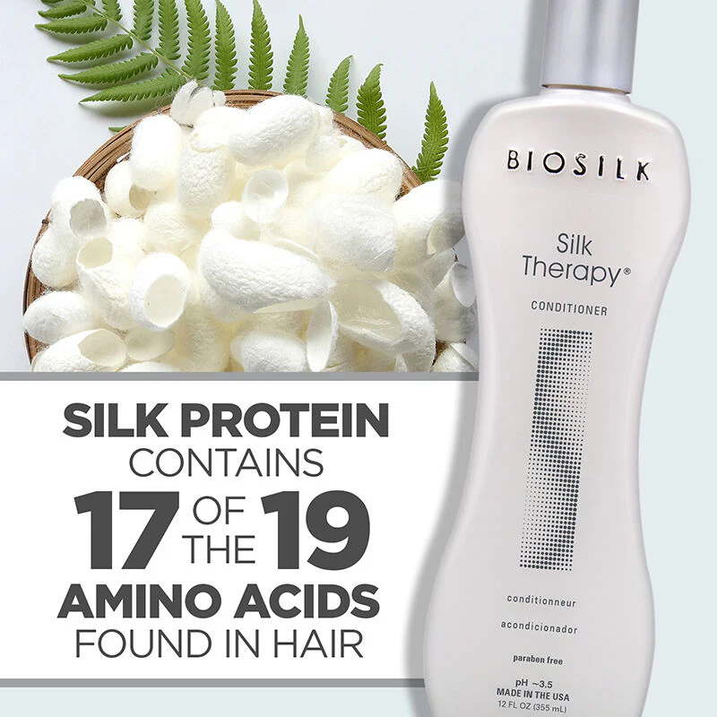 BioSilk Silk Therapy Conditioner 355ml - Image 2