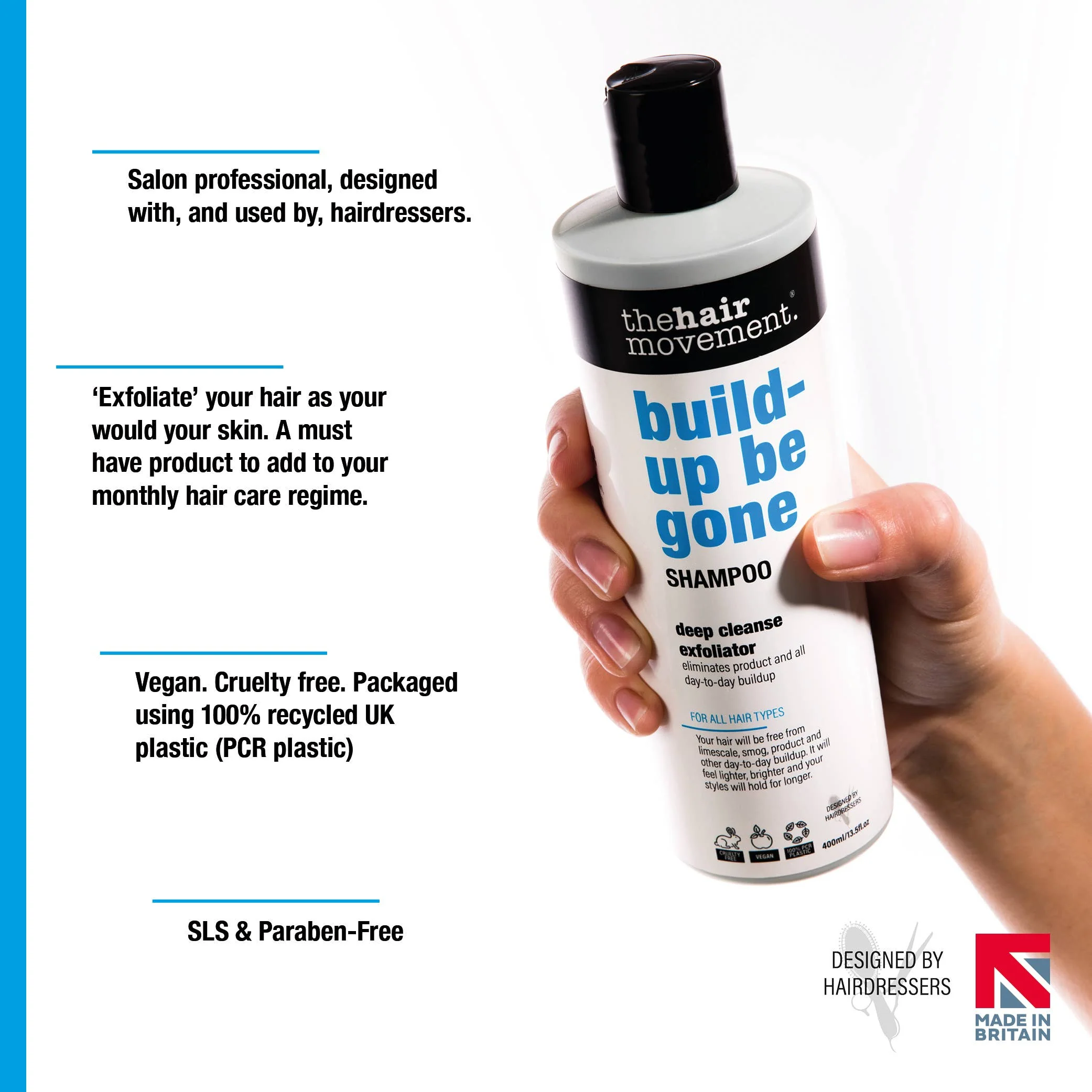 The Hair Movement Build-Up Be Gone Shampoo 400ml - Image 6
