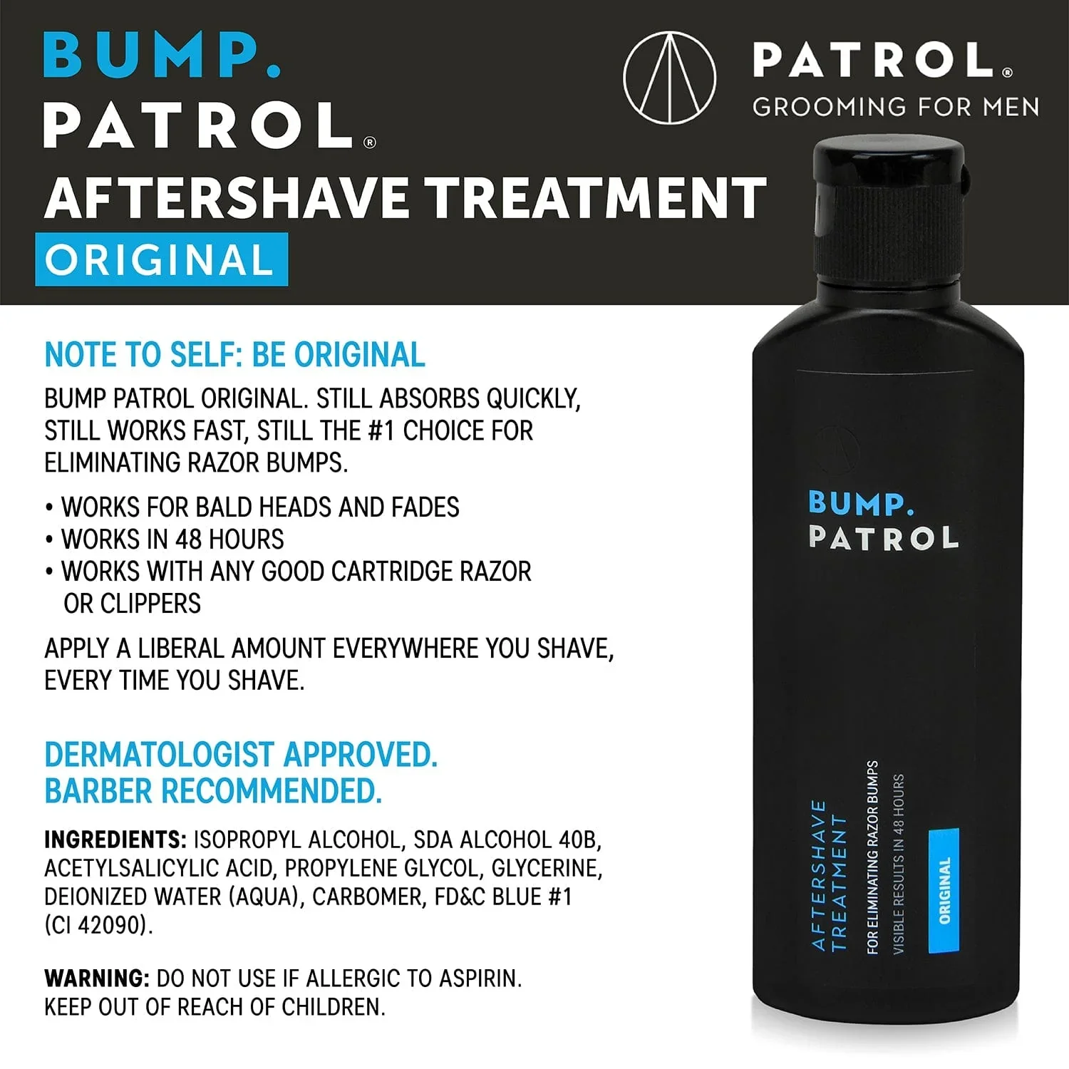 Bump Patrol Aftershave Original 2oz - Image 4