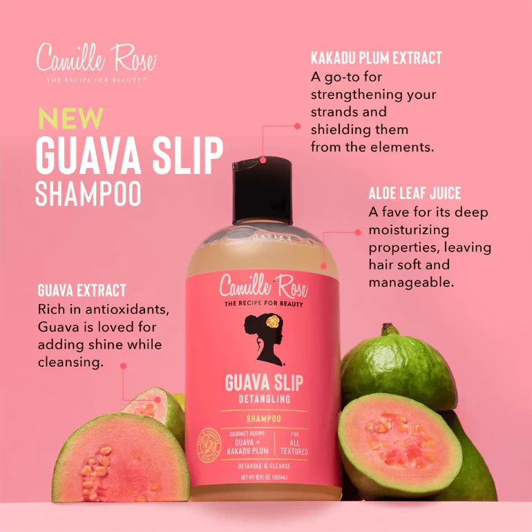 Camille  Rose Guava Slip Shampoo 12oz - Image 3