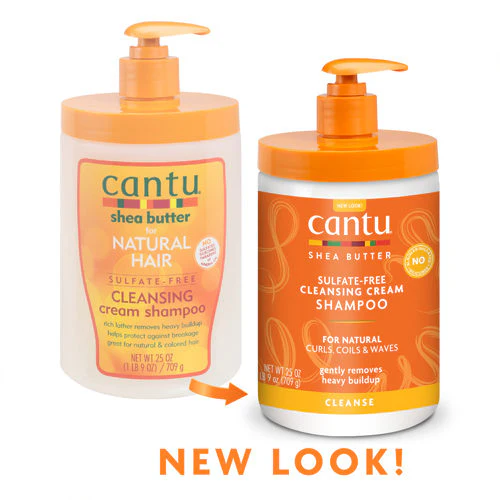 Cantu Shea Butter Sulfate-Free Cleansing Cream Shampoo For Natural Coils, Curls & Waves - Image 2