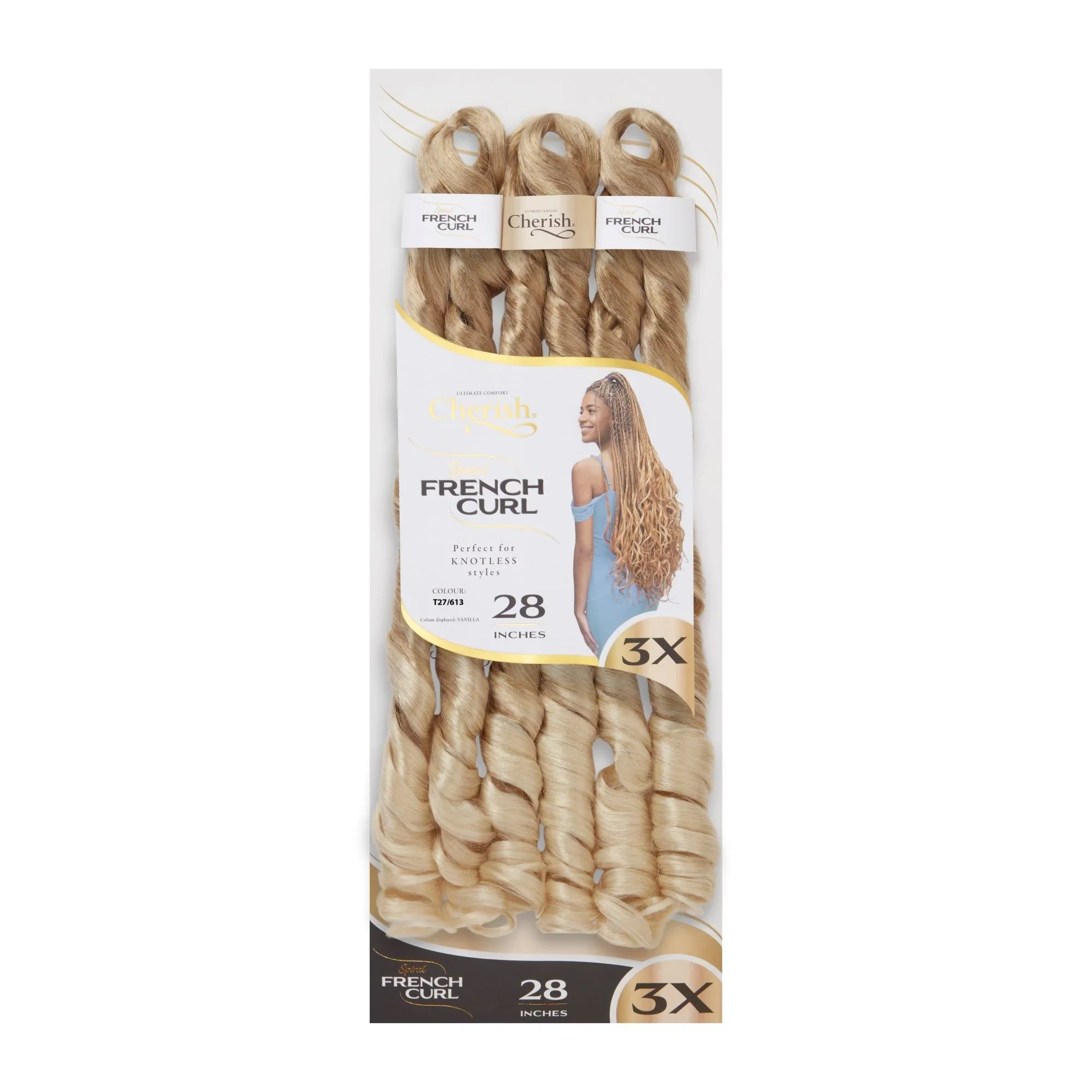 Cherish French Curl 28" 3X Pack - Image 8