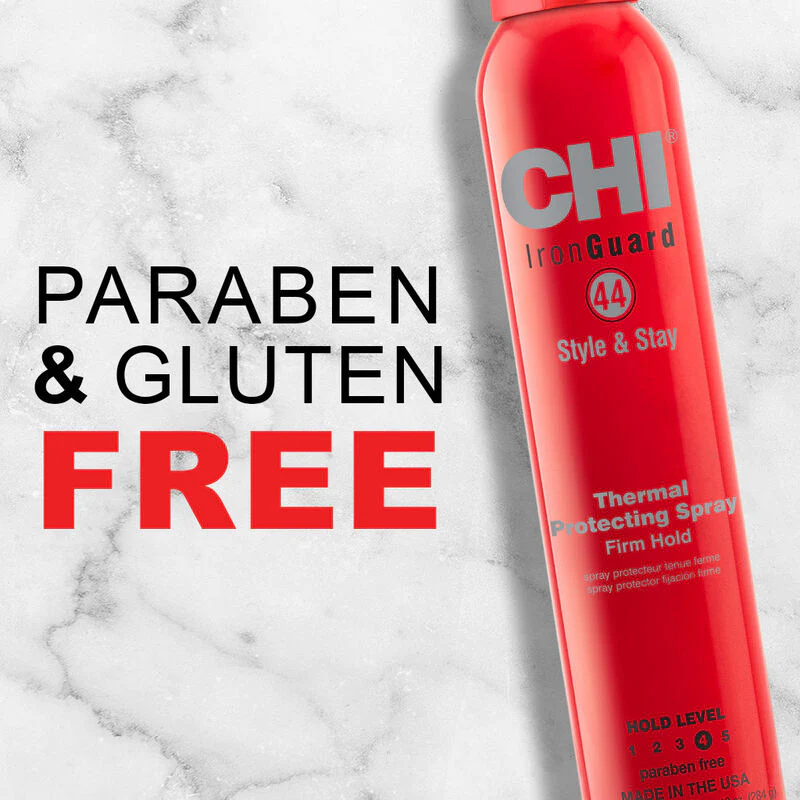 CHI 44 Iron Guard Style & Stay Firm Hold Protecting Spray 10oz - Image 2