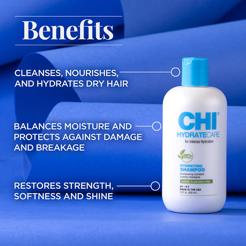 CHI HydrateCare Hydrating Shampoo 355ml - Image 2