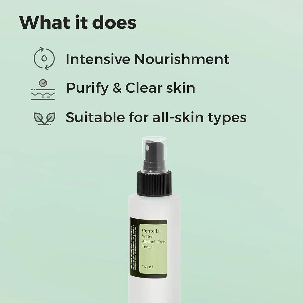 COSRX Centella Water Alcohol-Free Toner 150ml - Image 3