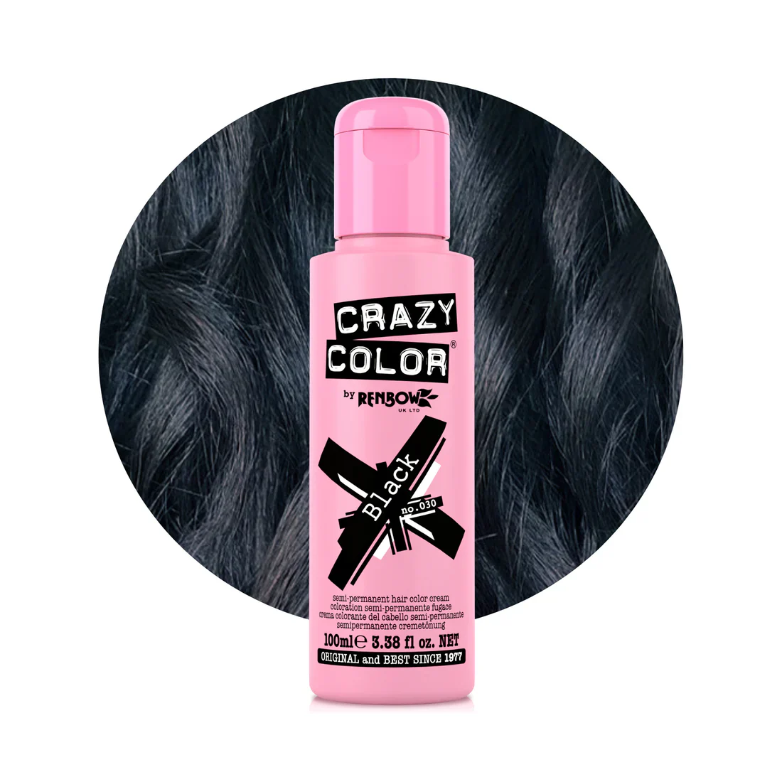 Crazy Color Semi Permanent Hair Dye 100ml - Image 3