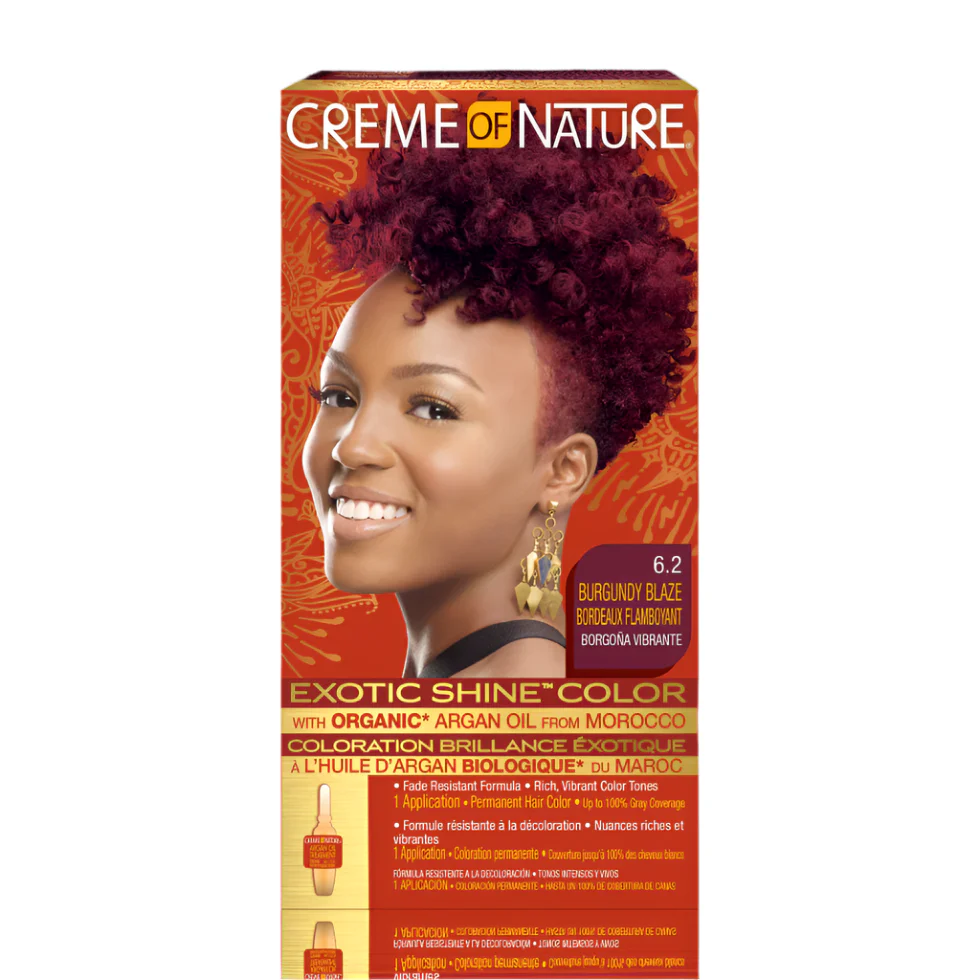 Creme of Nature Exotic Shine™ Color with Argan Oil from Morocco 6.2 Burgundy Blaze