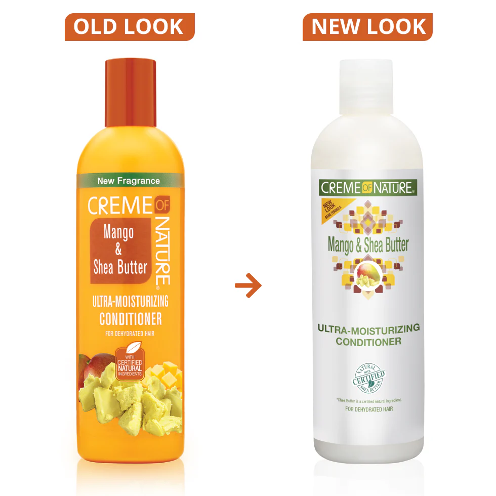 Creme of Nature Certified Natural Ingredients Mango & Shea Butter Ultra-Moisturizing Conditioner 12oz - Image 2