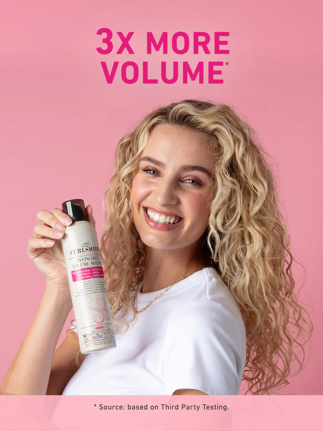 Curlsmith Invincible Volume Mousse 6.8oz - Image 3