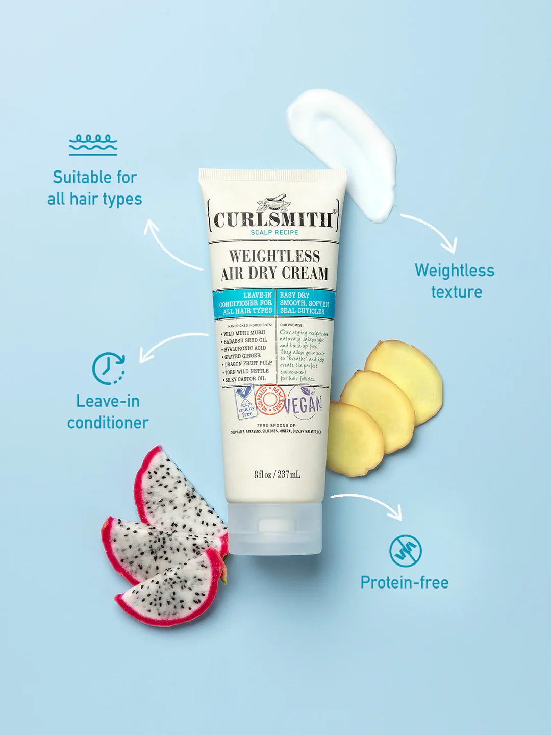 Curlsmith Weightless Air Dry Cream - Image 4