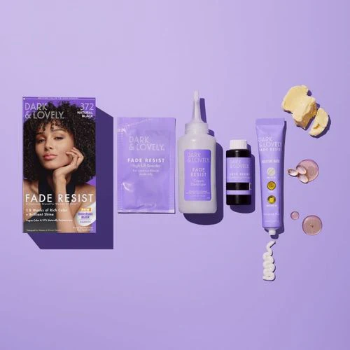 Softsheen Carson Dark & Lovely® Fade Resist Rich Conditioning Color 372 NATURAL BLACK - Image 3