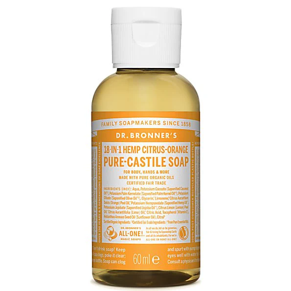 Dr Bronner's Citrus Pure-Castile Liquid Soap - Image 2