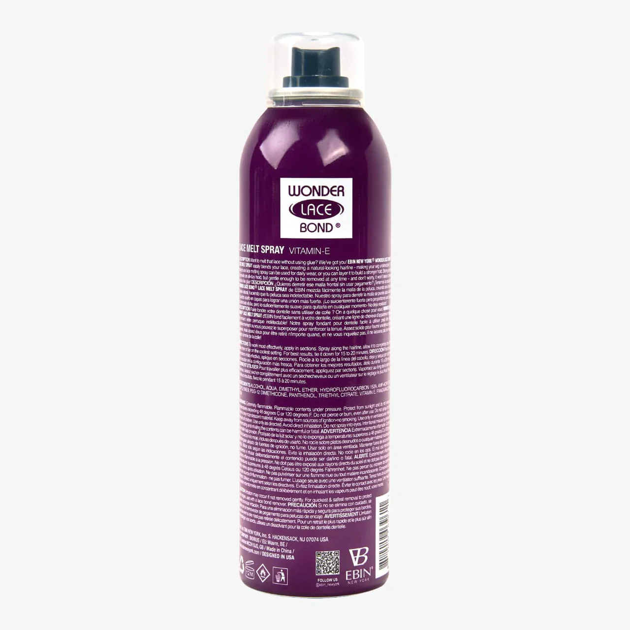 Ebin New York Wonder Lace Bond Lace Melt Aerosol Spray (Vitamin E) - UK Shipping Only - Image 8