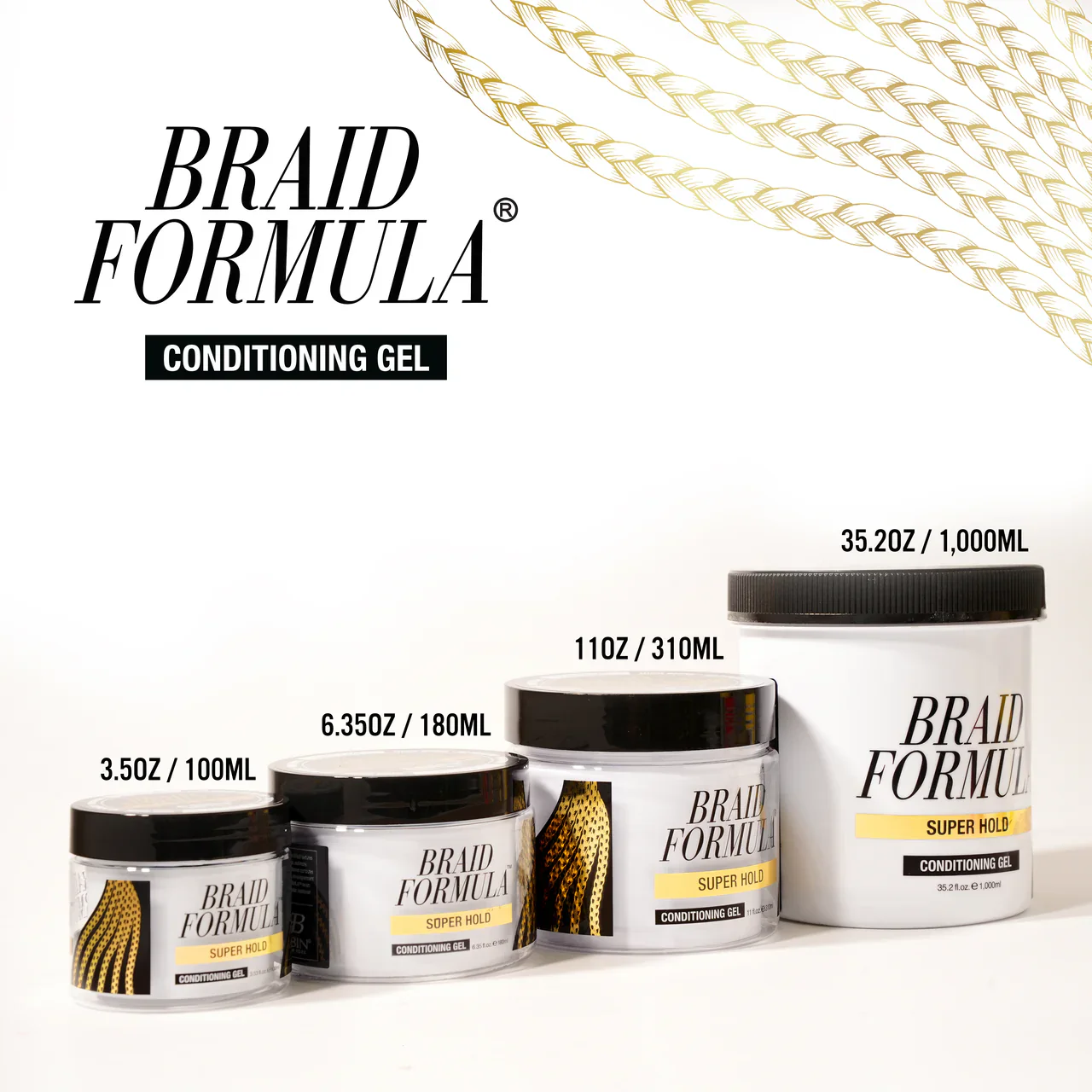 Ebin New York Braid Formula Conditioning Gel Super Hold - Image 5