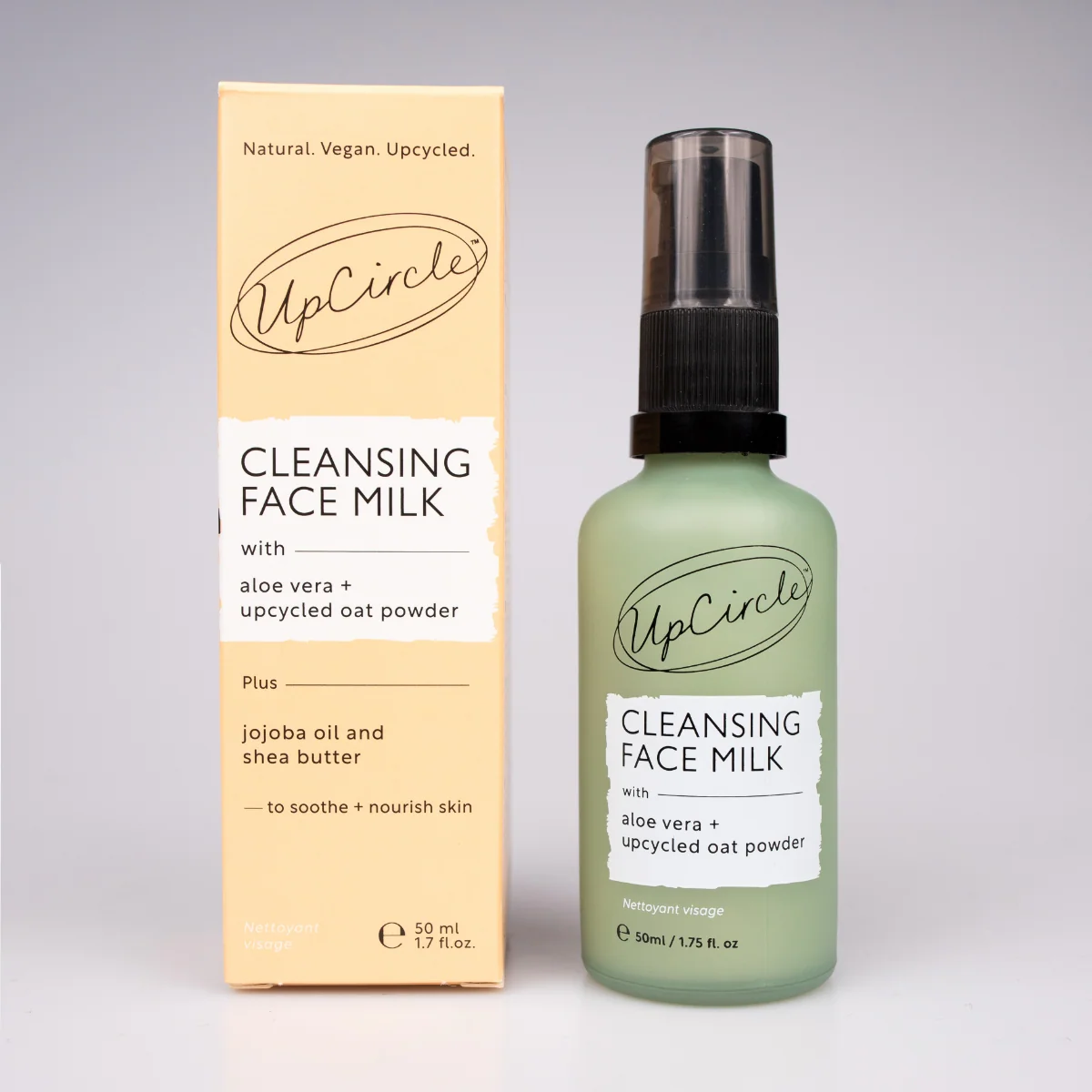 UpCircle Cleansing Face Milk with Aloe Vera + Upcycled Oat Powder - Image 11