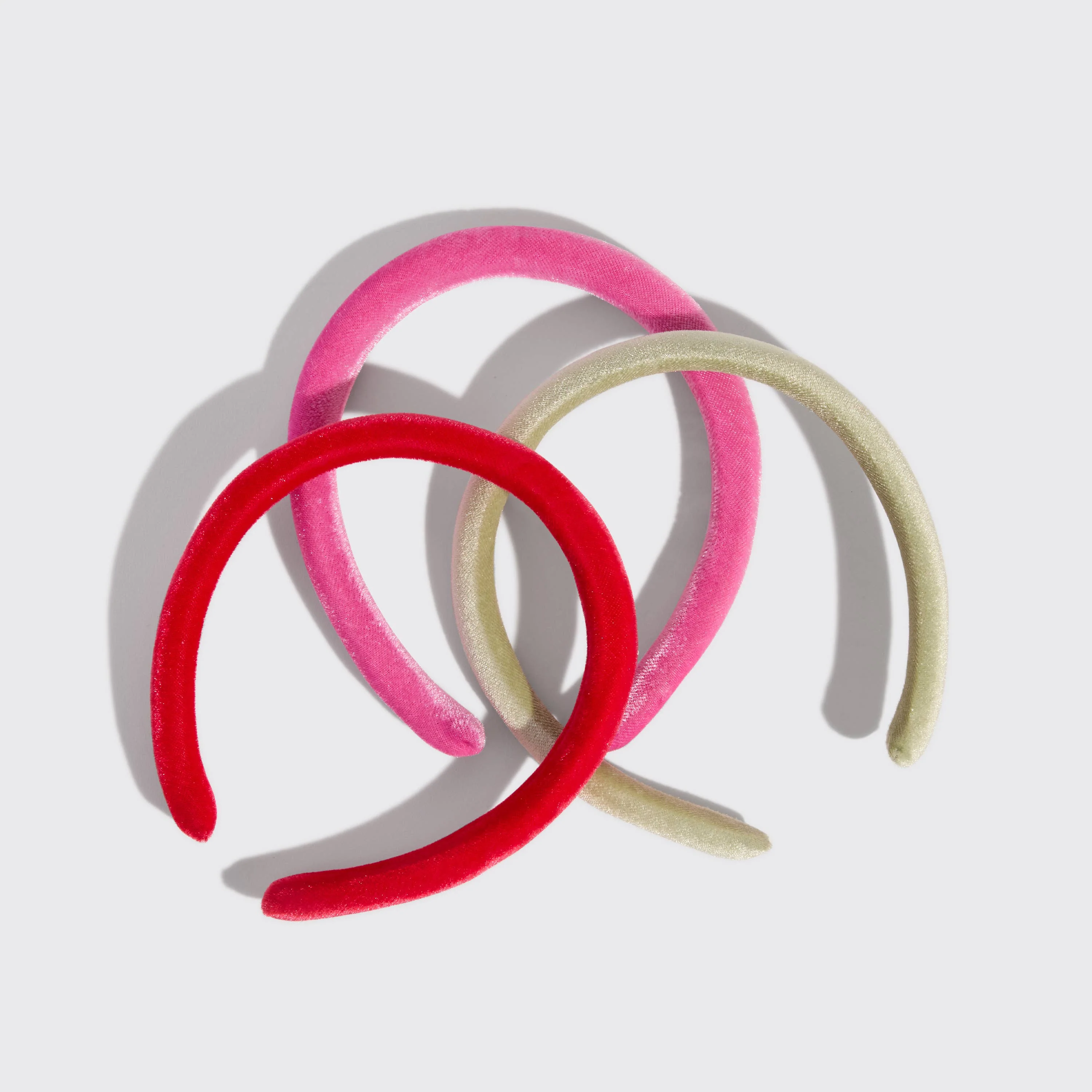 Kitsch Holiday Velvet Headband 3pc Set - Image 2