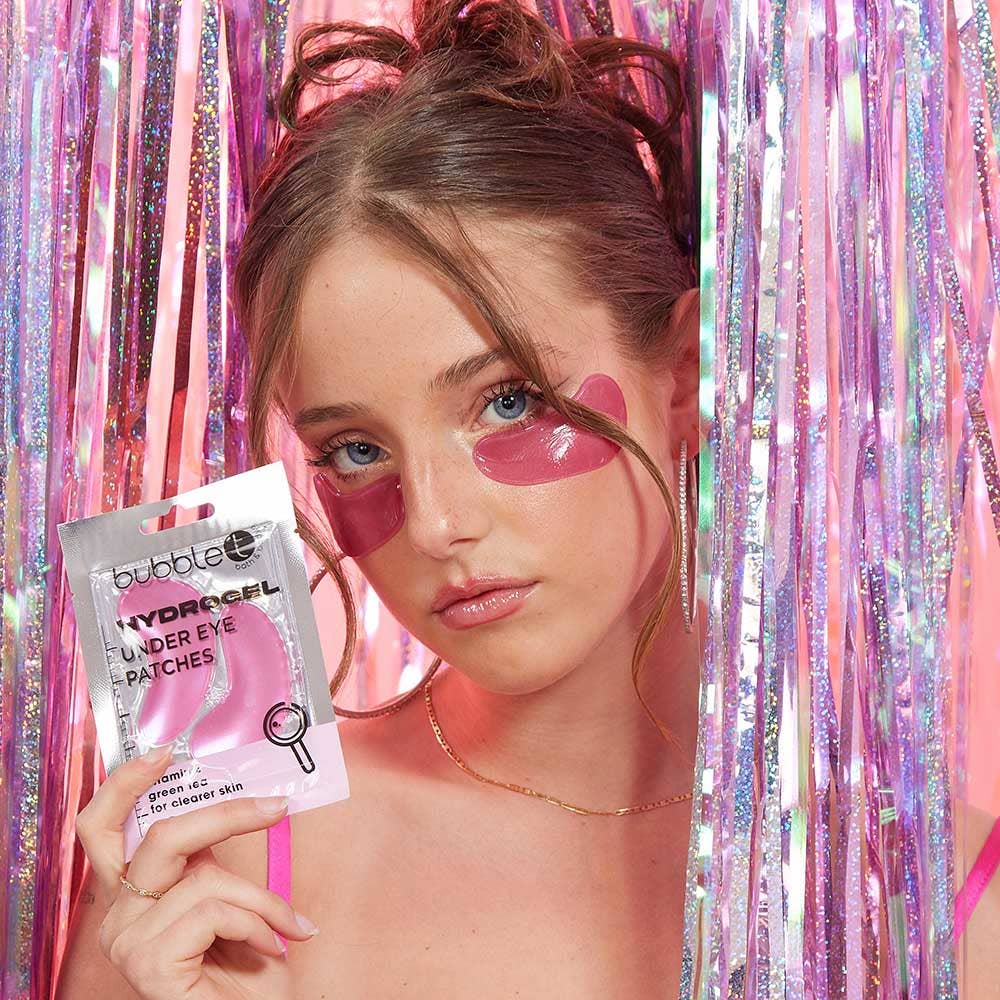 Bubble T Hydrogel Under Eye Patches - Vitamin E & Green Tea (1 Pair) - Image 3
