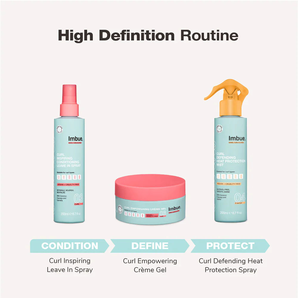 Imbue Curl Defending Heat Protection Mist 200ml - Image 4