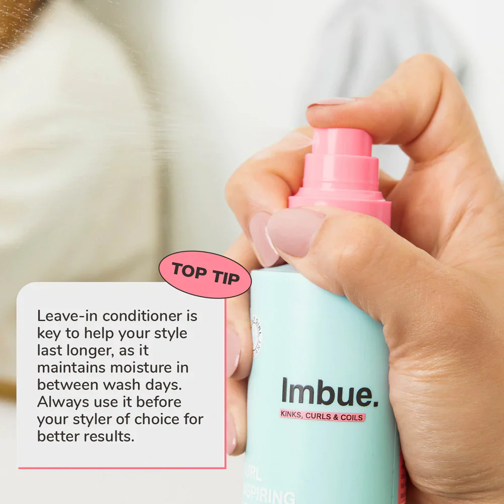 Imbue Curl Inspiring Conditioning Leave In Spray 6.7oz - Image 4