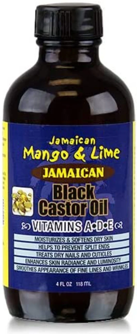 Jamaican Mango & Lime Jamaican Black Castor Oil Vitamins A,D,E 4oz - Image 2