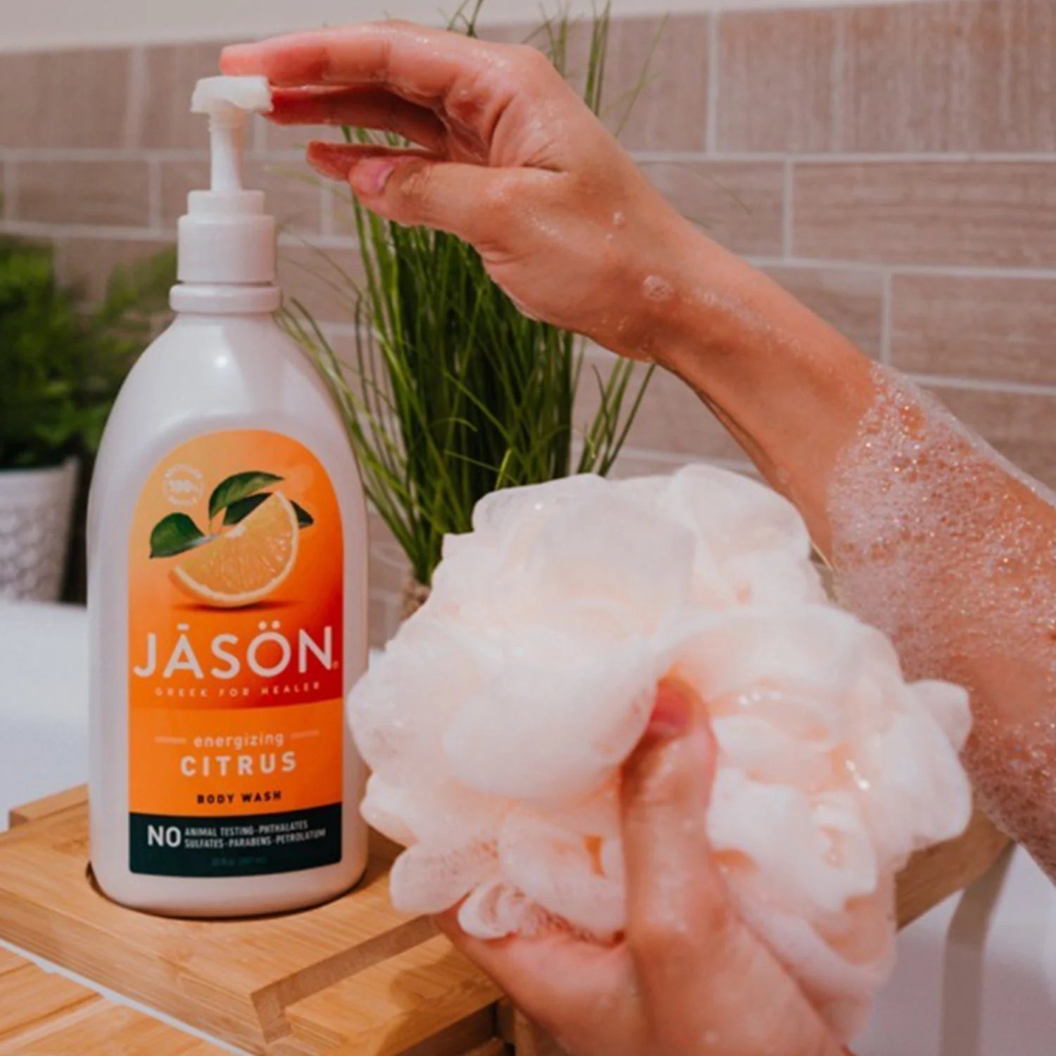 Jason Energizing Citrus Body Wash 30oz - Image 3