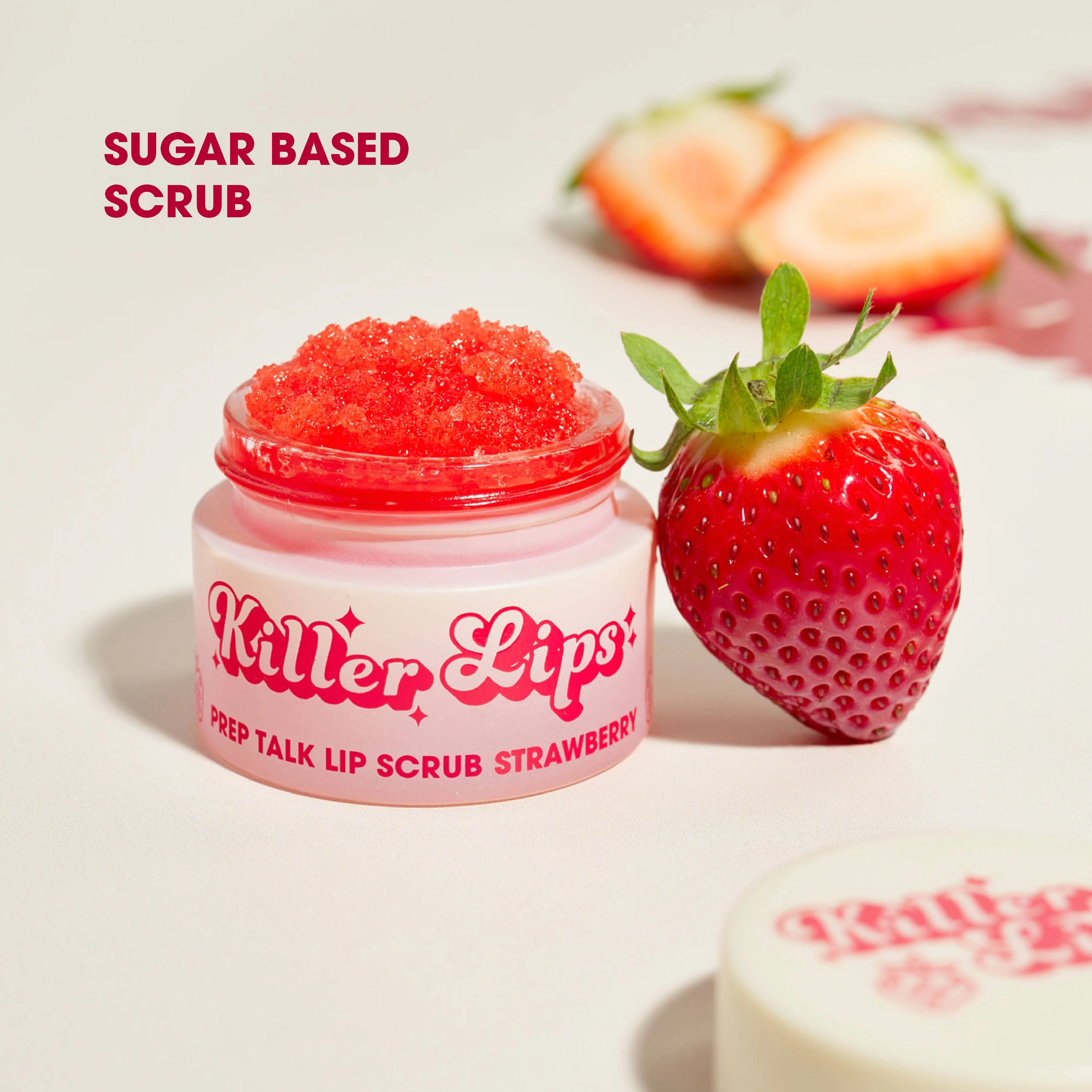 Killer Lips Prep Talk Lip Scrub - Strawberry - Image 3