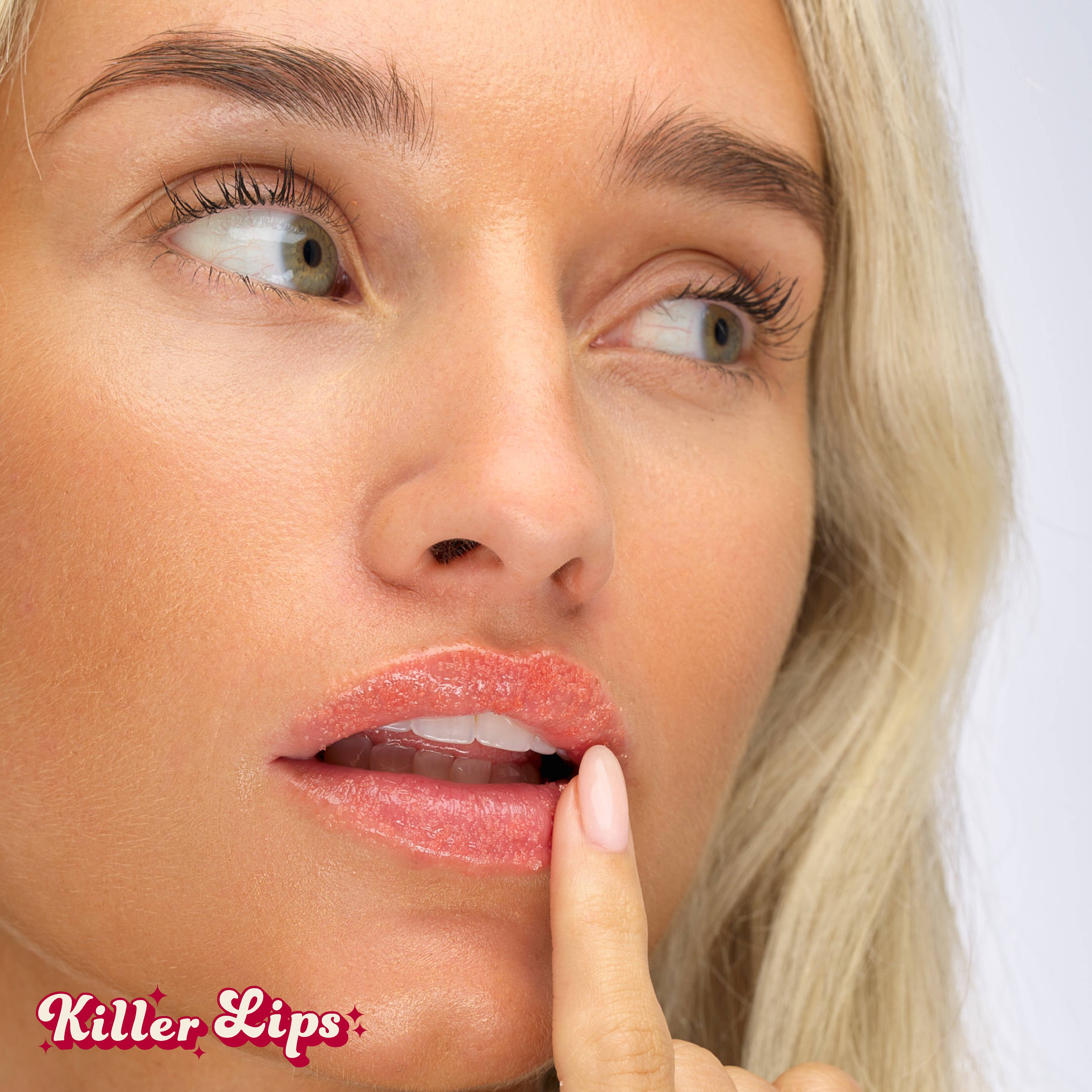Killer Lips Prep Talk Lip Scrub - Strawberry - Image 4
