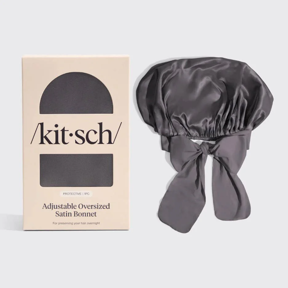 Kitsch Adjustable Oversized Satin Bonnet - Image 9