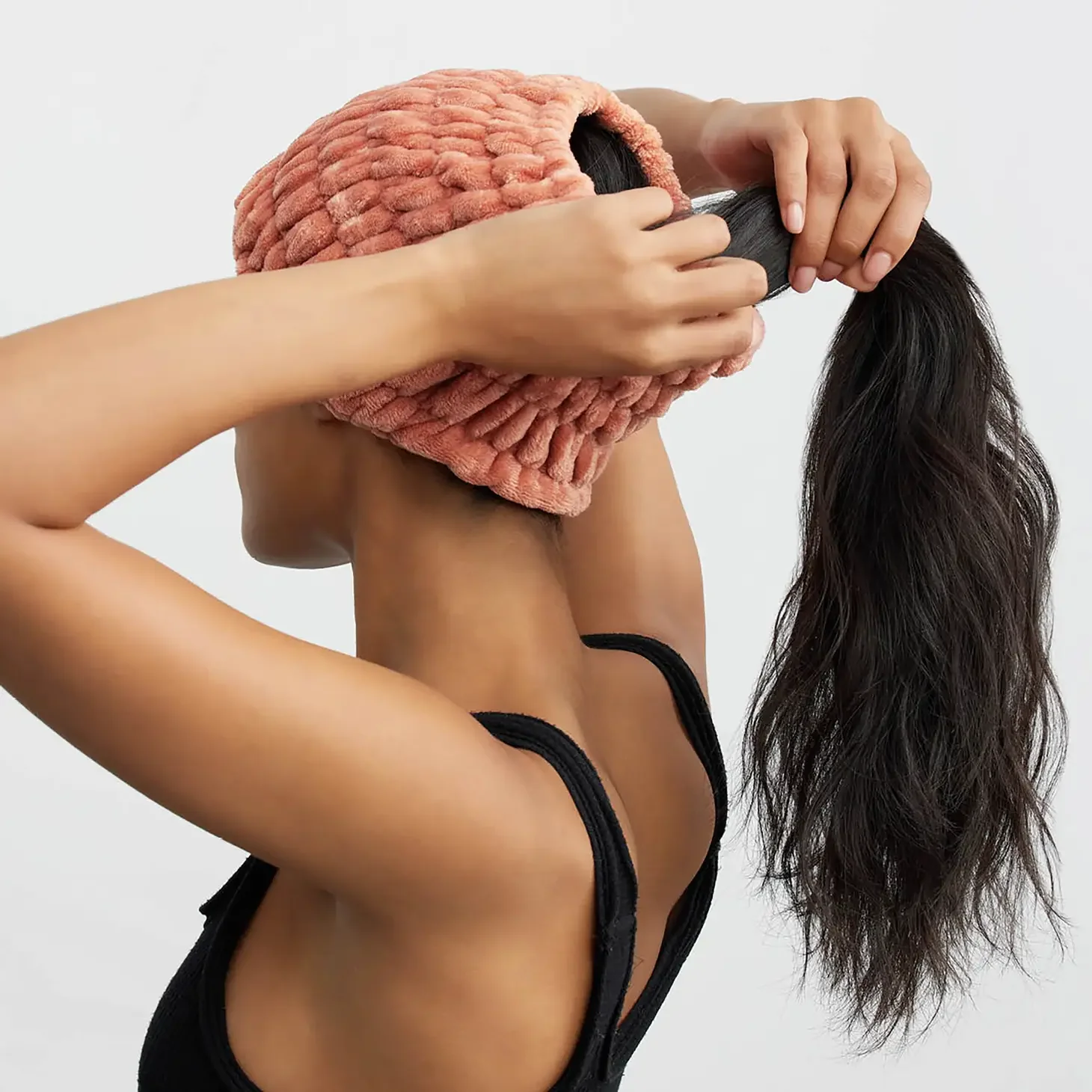 Kitsch Extra Wide Spa Headband - Dusty Rose - Image 3