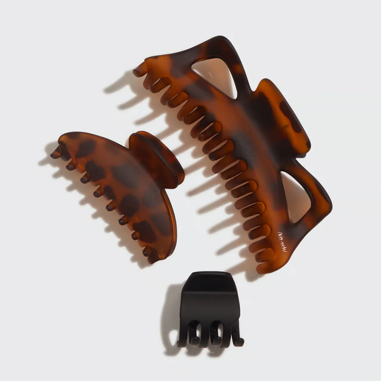 Kitsch Recycled Plastic Assorted Claw Clips 3pc - Jumbo - Image 4