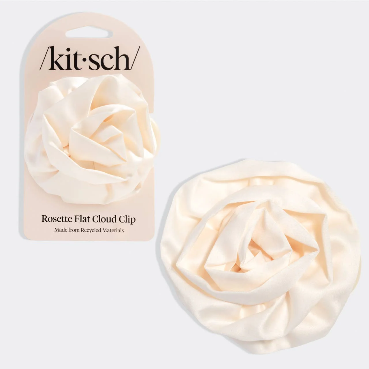 Kitsch Satin Rosette Medium Flat Cloud Clip - Image 3