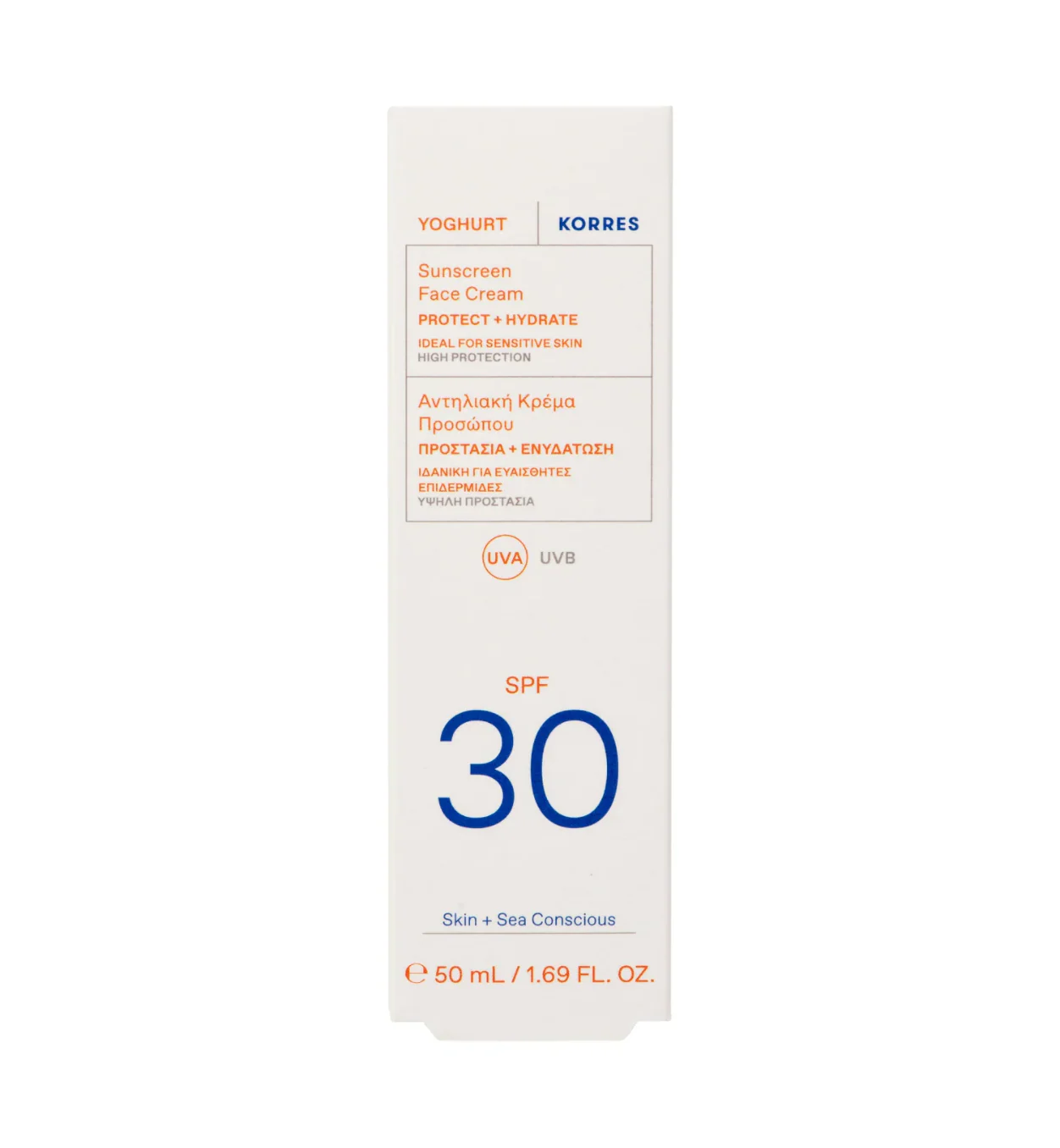 Korres Yoghurt Sunscreen Face Cream SPF30 50ml - Image 2