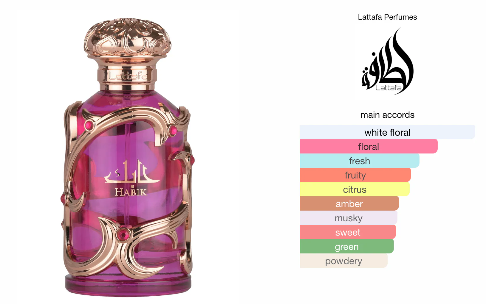 Lattafa Habik For Women Eau De Parfum 100ml - Image 3