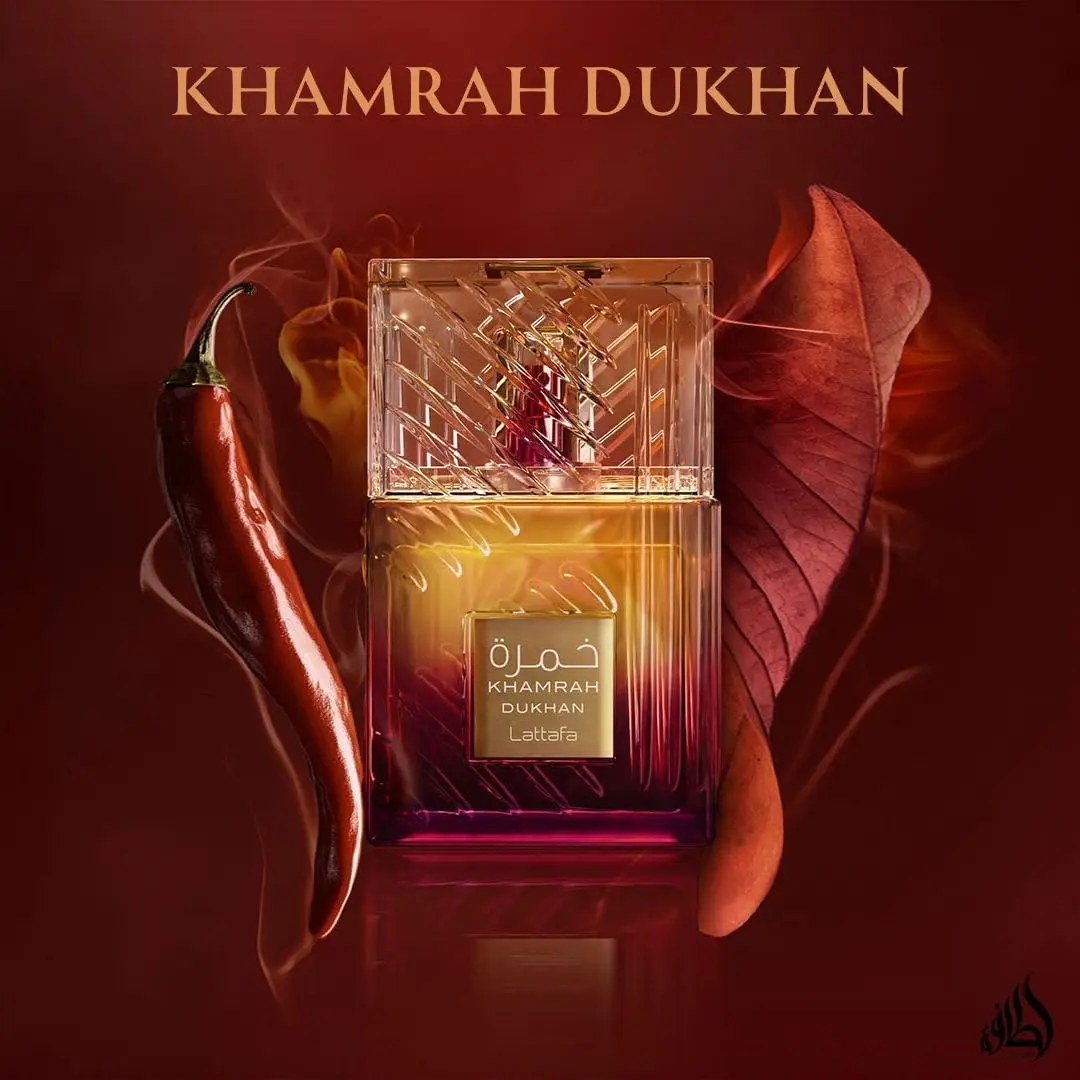Lattafa Khamrah Dukhan Eau De Parfum 100ml - Image 3